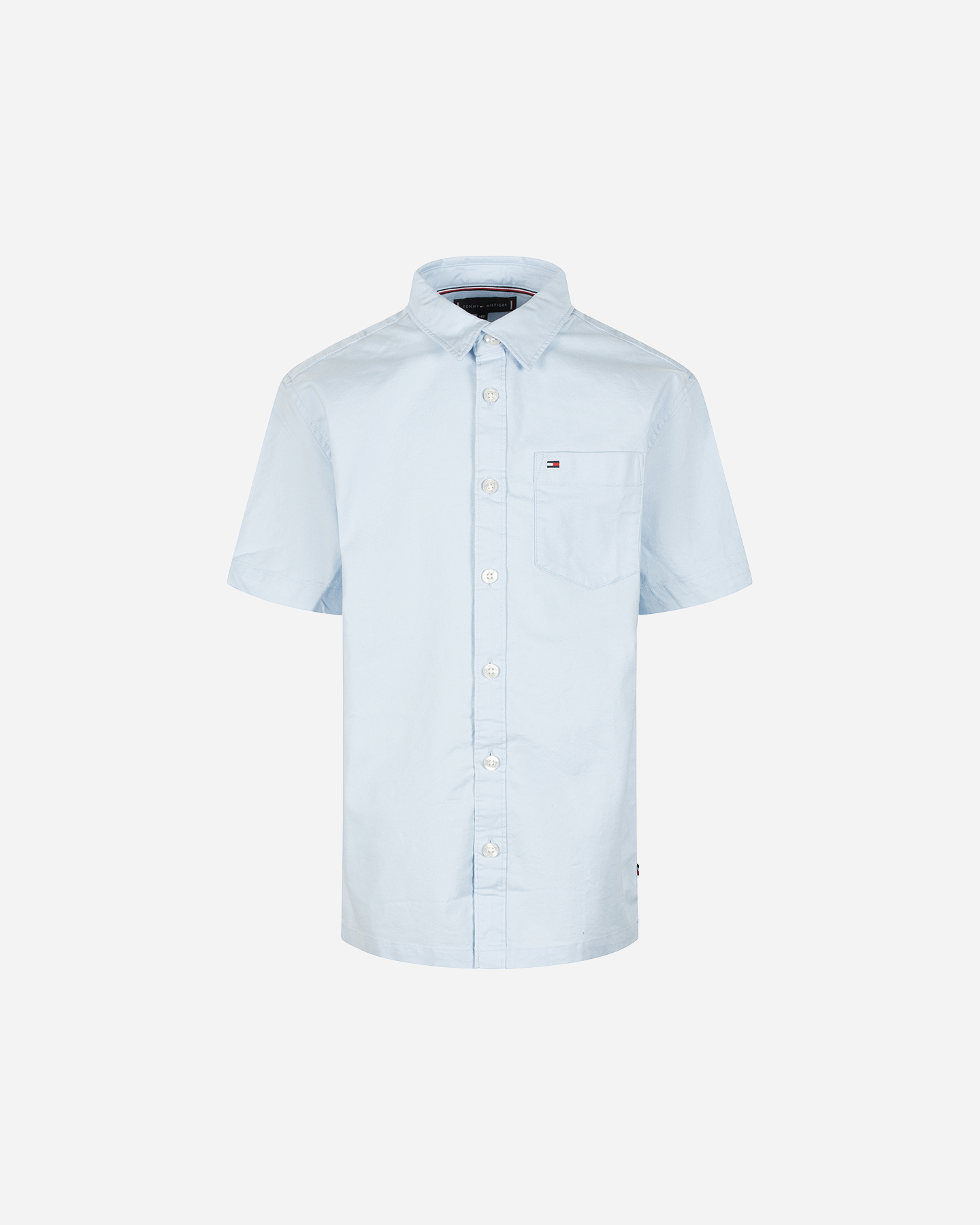 Camicia TOMMY HILFIGER SOLID OXFORD JR - Blu - 0 | Cisalfa Sport